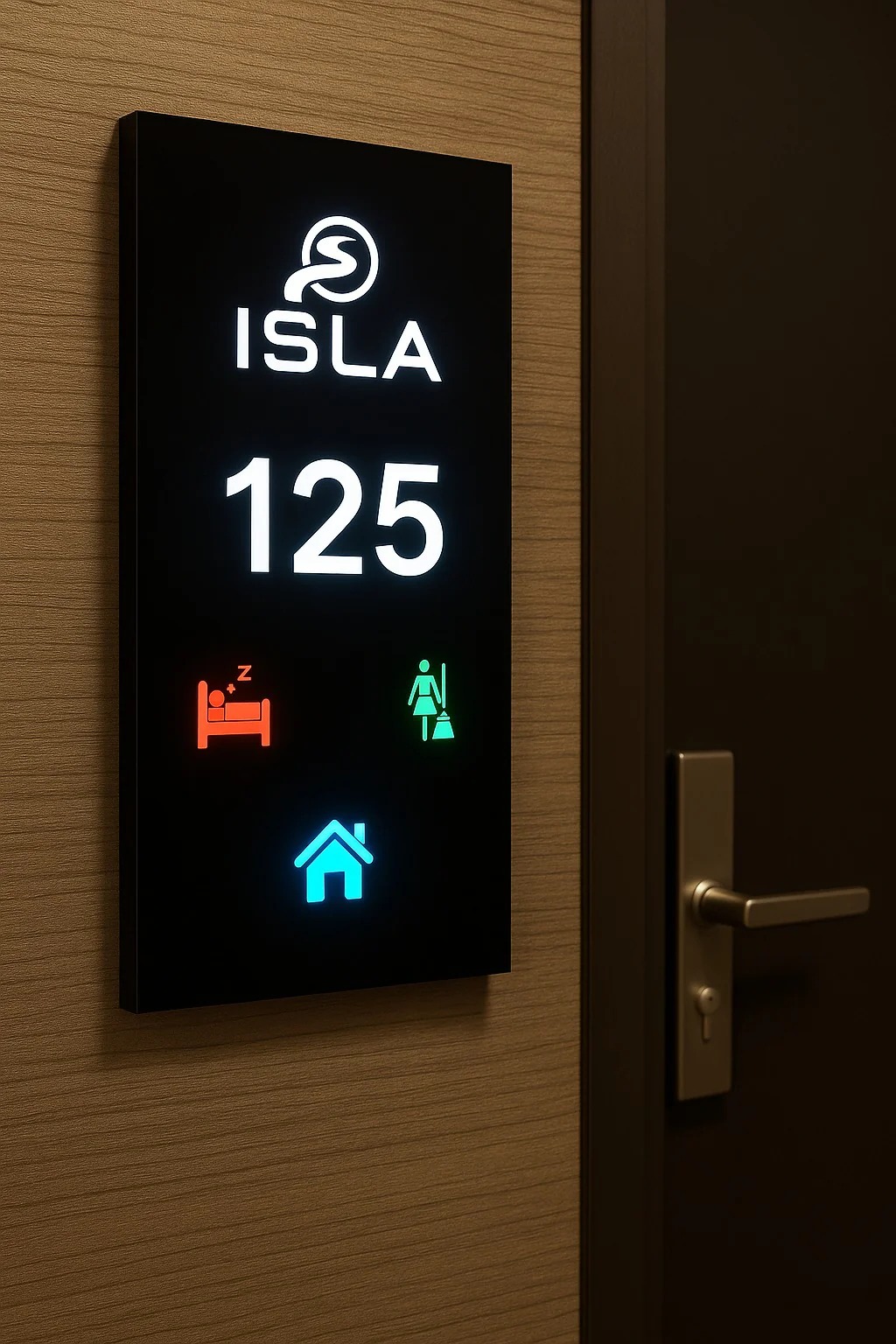 Illuminated Room Number Signage